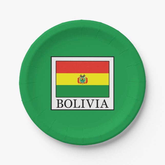 Bolivia Paper Plates (Front)