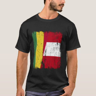 Bolivia Peru Half Flag Bolivian Peruvian Heritage T-Shirt