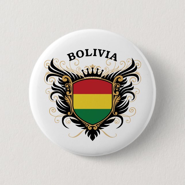 Bolivia Pinback Button (Front)