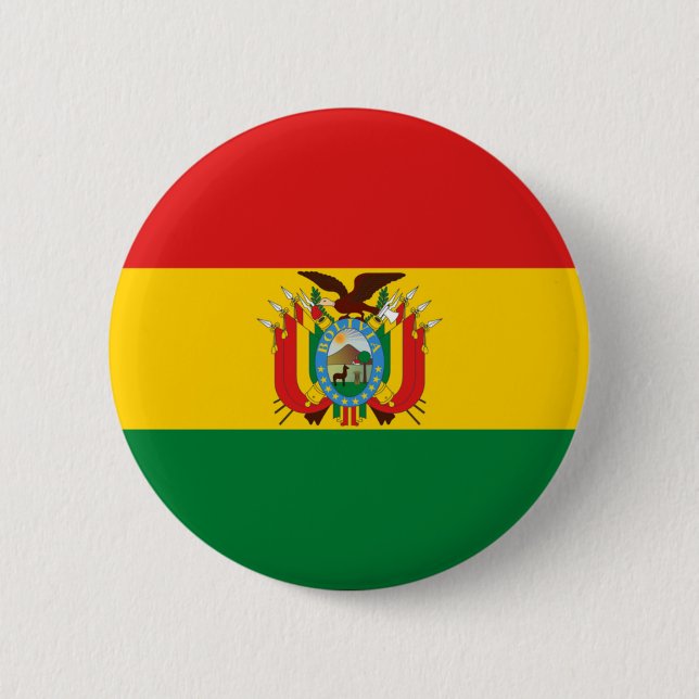 Bolivia Pinback Button (Front)