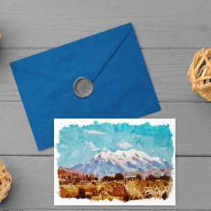 Bolivia South America Landscape Postcard