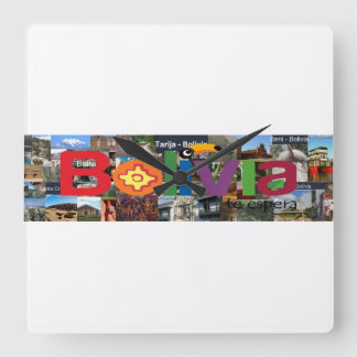 Bolivia souvenir clock