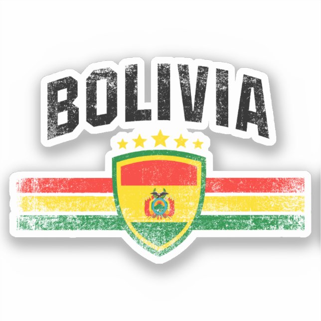 Bolivia                                            sticker (Front)