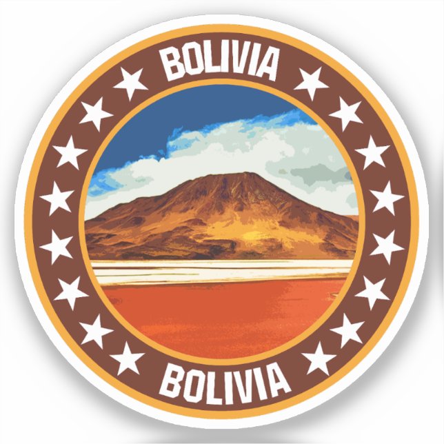 Bolivia                                            sticker (Front)