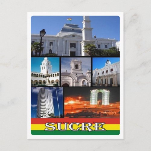 Bolivia _Sucre _ Mosaic _ Postcard