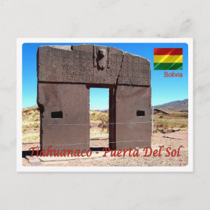 Bolivia - Tiahuanaco - Puerta del Sol - Postcard