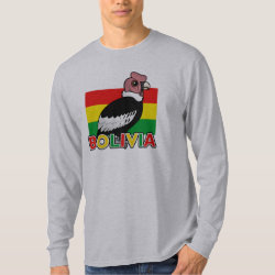 Bolivia: Andean Condor Men's Basic Long Sleeve T-Shirt