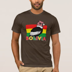 Bolivia: Andean Condor Men's Basic American Apparel T-Shirt