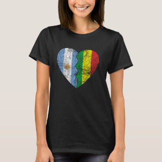 Bolivian Argentinian Flag Heart  Argentina Bolivia T-Shirt