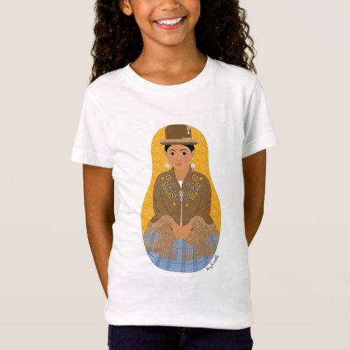 Bolivian Ayma Matryoshka Girls T_Shirt