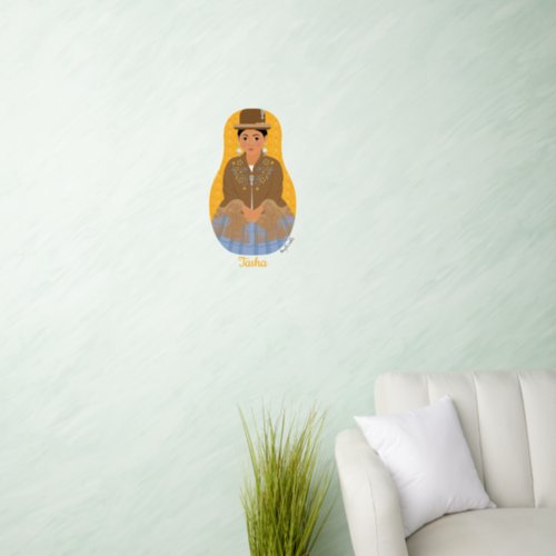 Bolivian Aymara Matryoshka Wall Decal