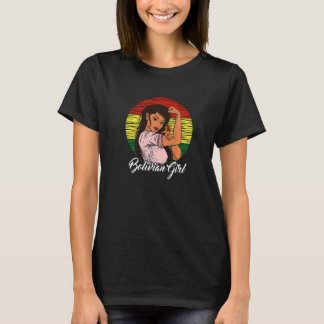 Bolivian Flag Bolivia Bolivian Girl T-Shirt