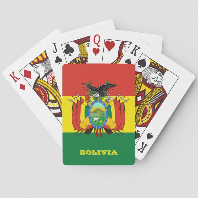 Bolivian Flag Games, Bolivia Playing Cards (Back)