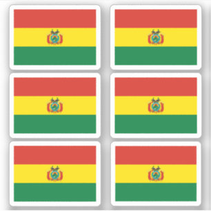 Bolivian flag sticker