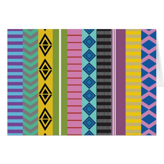 Bolivian stripes cards (Front Horizontal)
