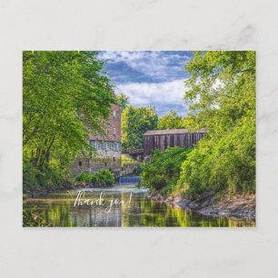 Bollinger Mill And Burfordville Covered Bridge Postcard