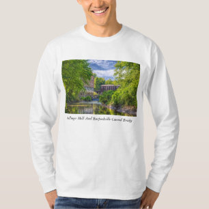 Bollinger Mill And Burfordville Covered Bridge T-Shirt