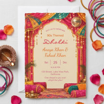 Bollywood 90s Dholki Colorful Desi Sangeet Night