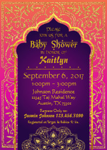 Arabian Invitations Zazzle