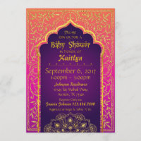 Bollywood Arabian Nights Baby Shower