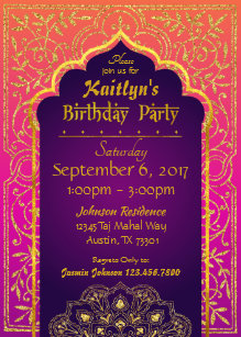 Bollywood Invitations Zazzle
