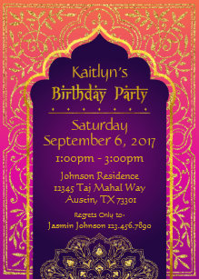 Bollywood Invitations Zazzle