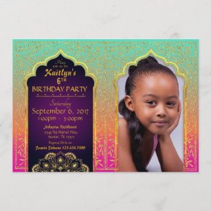 Bollywood Birthday Invitations & Invitation Templates | Zazzle