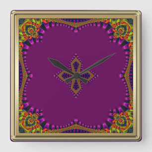Bollywood Bohemian Magic Wall Clock