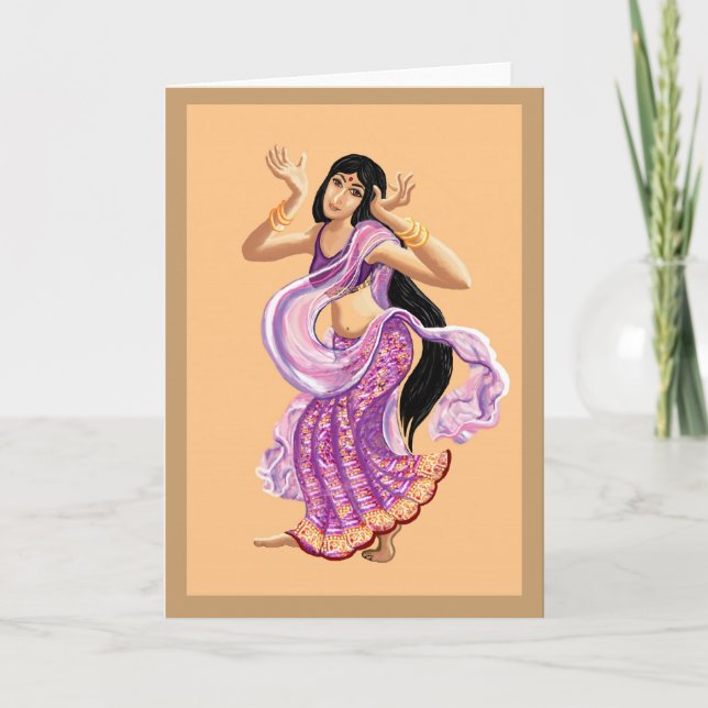 Bollywood dancing card (Front)
