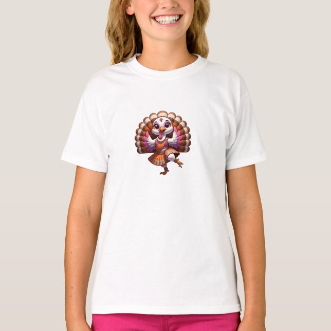 bollywood thanksgiving turkey design T-Shirt (Front)