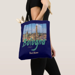 Bologna Emilia-Romagna Italy vintage souvenir Tote Bag