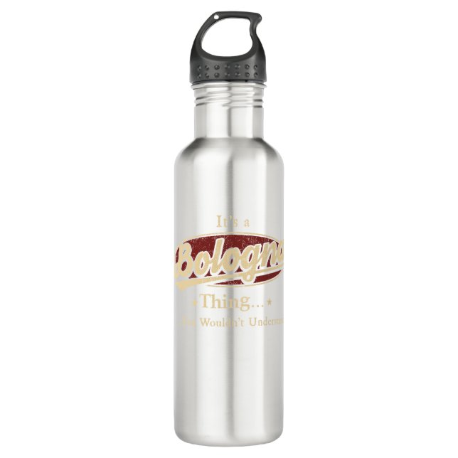 Bologna insulated water bottle, Bologna water Stainless Steel Water Bottle (Front)