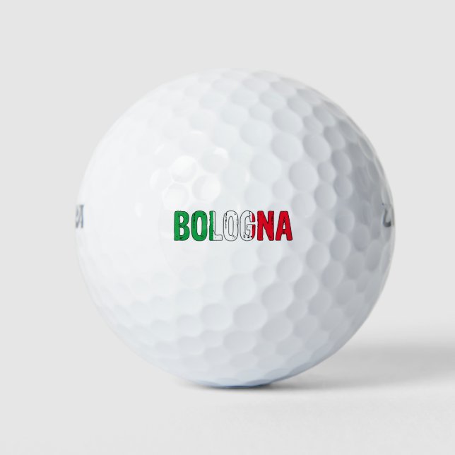 Bologna Italy, I love Bologna Golf Balls (Front)