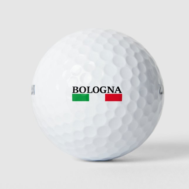 Bologna Italy, I love Bologna Golf Balls (Front)