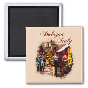 Bologna, Italy: Shopping in the Rain Magnet