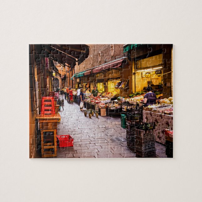 Bologna Marketplace Jigsaw Puzzle (Horizontal)