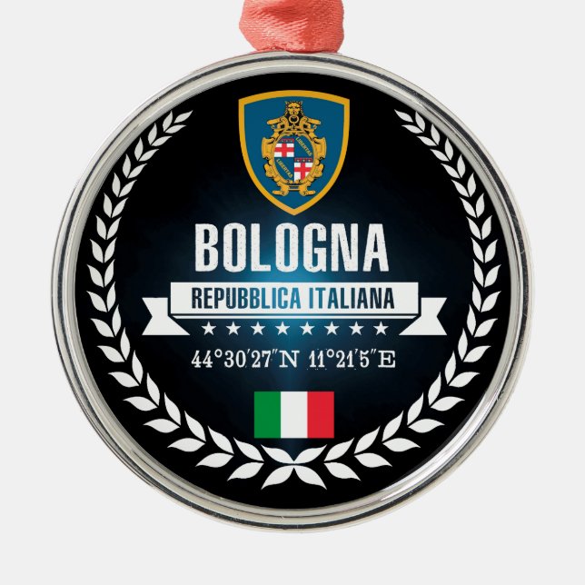 Bologna Metal Ornament (Front)