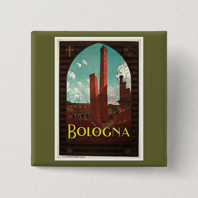 Bologna Pinback Button (Front)