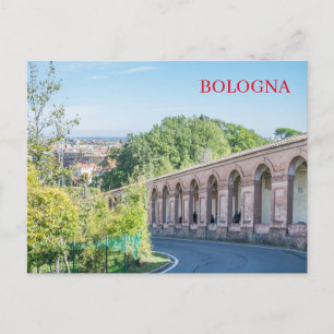 Bologna Portico di San Luca view postcard