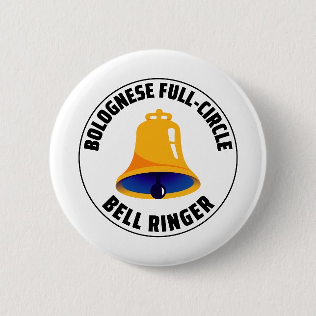 Bolognese Full Circle Bell Ringer Ringing Button (Front)
