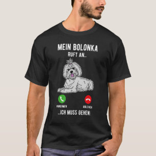 Bolonka Dog Mom Walk Dog Sayings Breeder 12 T-Shirt