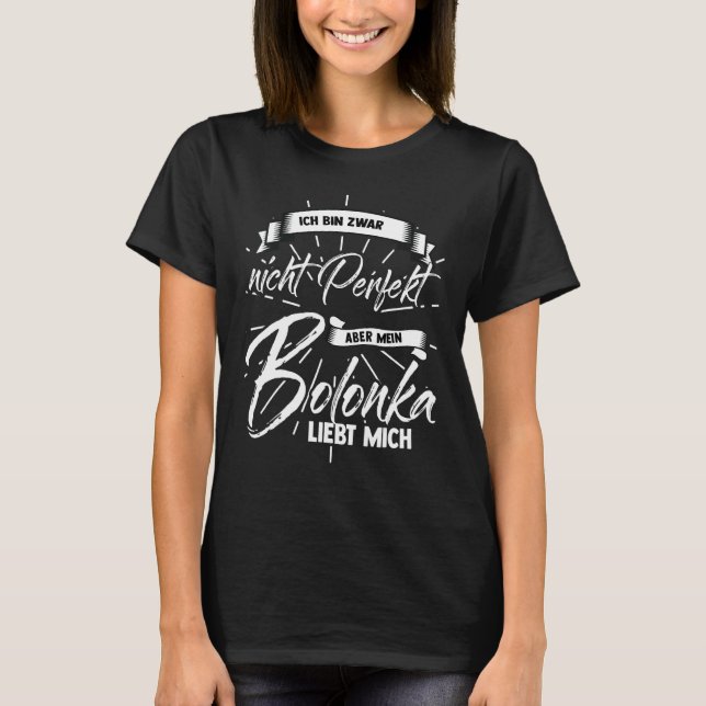 Bolonka Zwetna Kläffer Puppies Lady Clapper Shield T-Shirt (Front)