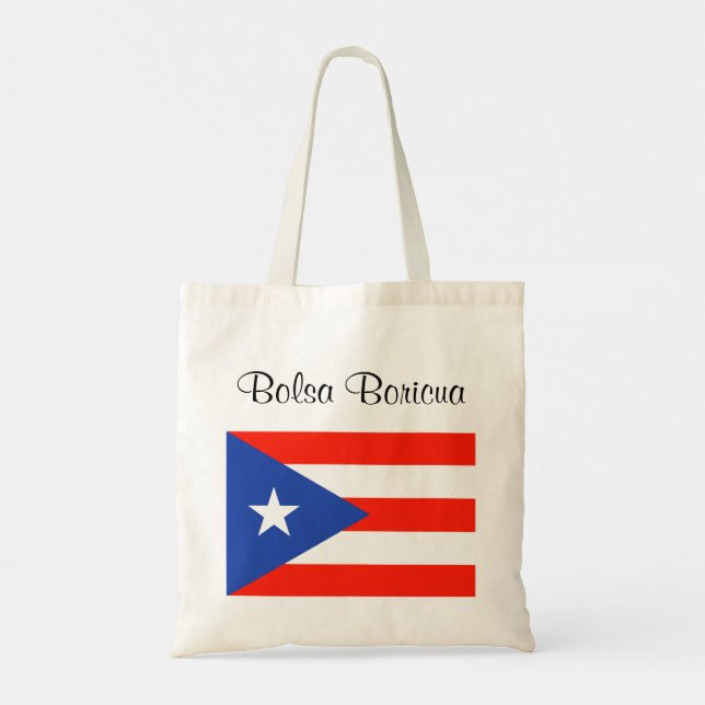 Bolsa Boricua Puerto Rican Flag Bag 4Ana (Back)