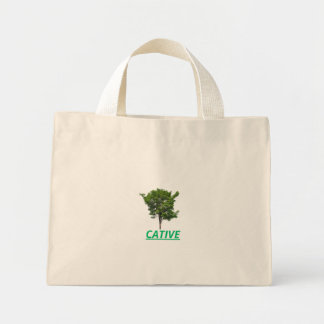 bolsa de tela Diseño es Botánico Minimalista Mini Tote Bag