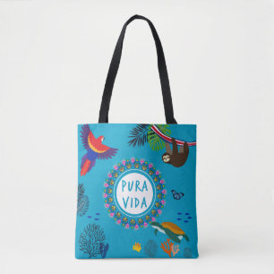 Bolsa De Tela Vida salvaje de Pura Vida - de Costa Tote Bag