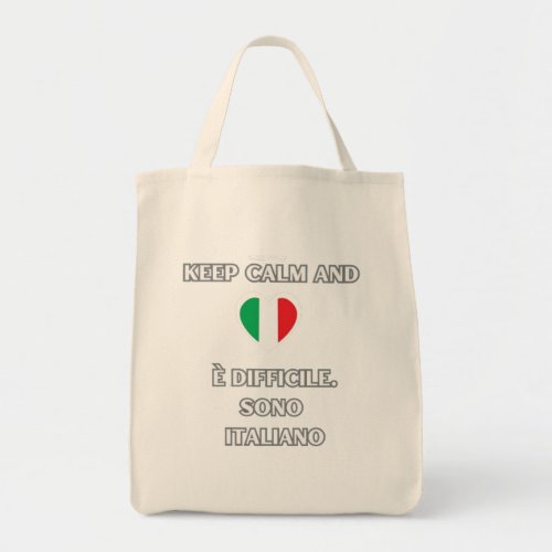 BOLSA KEEP CALM ITALIANO TOTE BAG