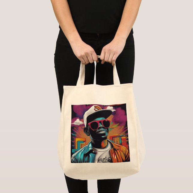 Bolsa - Street graffiti art Hip Hop Tote Bag (Front (Product))