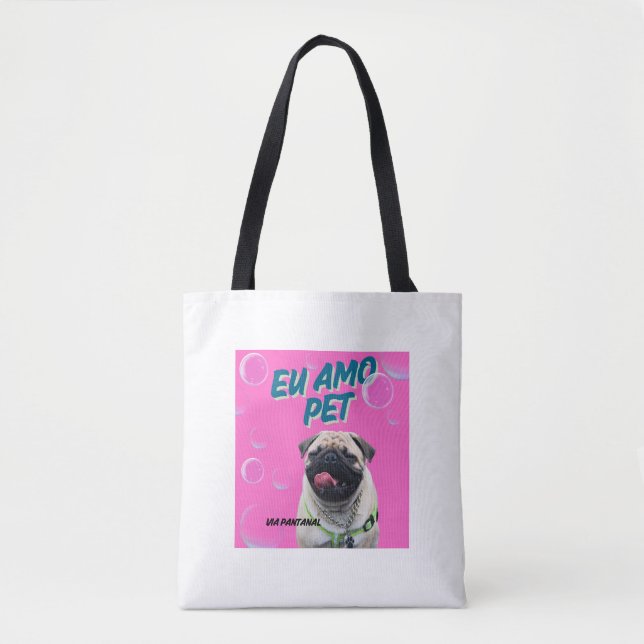 Bolsa Tote with Estampa Via Pantanal Pet Bag (Front)