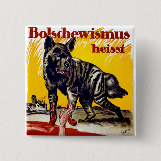 Bolschewismus Heisst Button (Front)