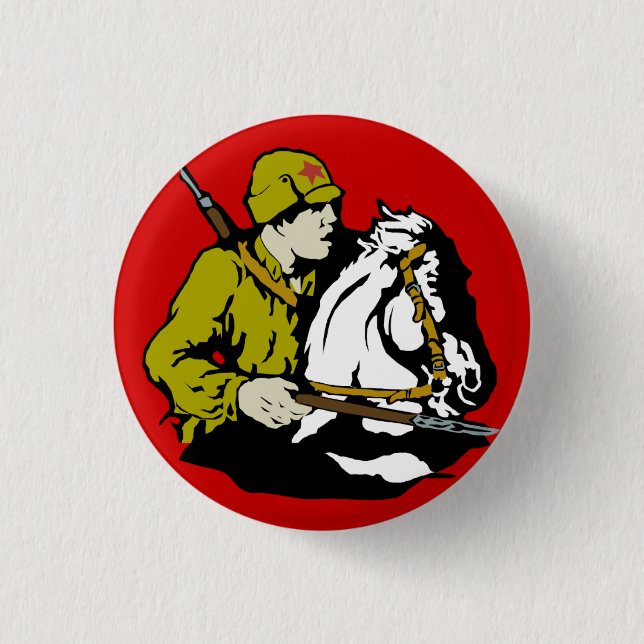 BOLSHEVIKS PINBACK BUTTON (Front)
